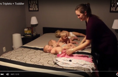 Mom vs Triplets + Toddler