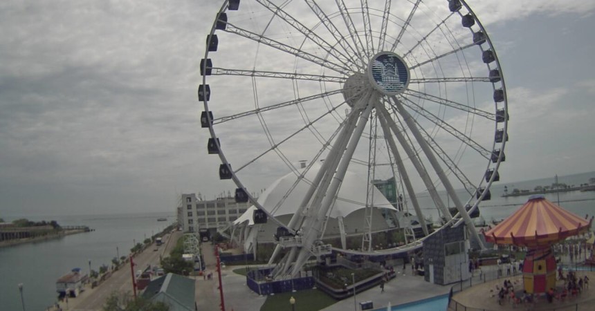 Nowy diabelski młyn na Navy Pier