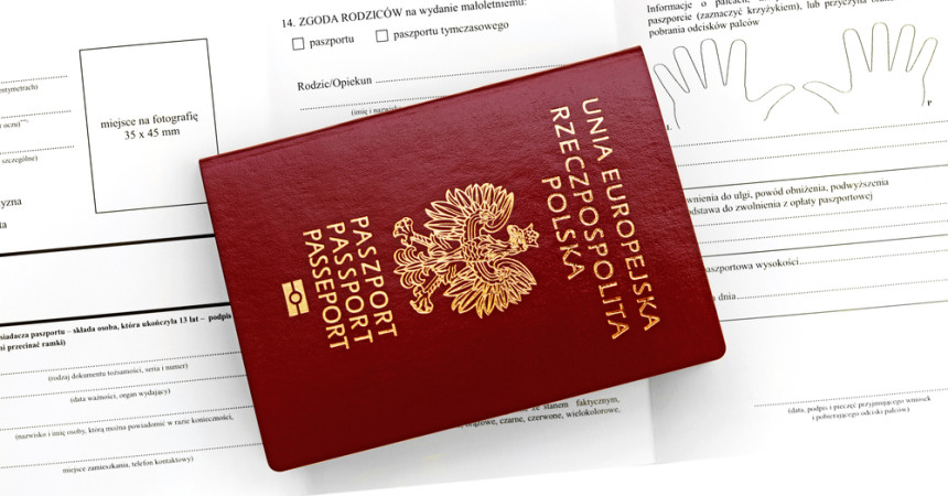 paszport, polski, dokument, wniosek